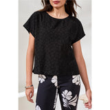 T-shirt imprimé graphique - Taille : SMALL - Couleur : Noir