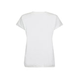 T-shirt lettrage métallique et pierres