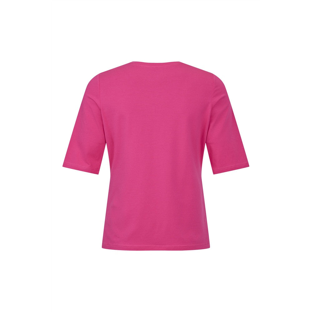 T-shirt motif graphique en strass