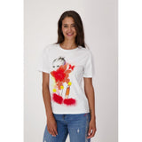 T-shirt visage femme