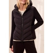 Taylor | Manteau matelassé à capuchon - Taille : XSMALL - Couleur : Noir