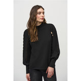 Tricot avec ouvertures aux manches