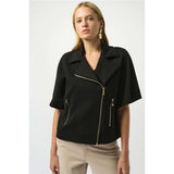 Veste Boxy en jersey - Taille : 8 - Couleur : Noir