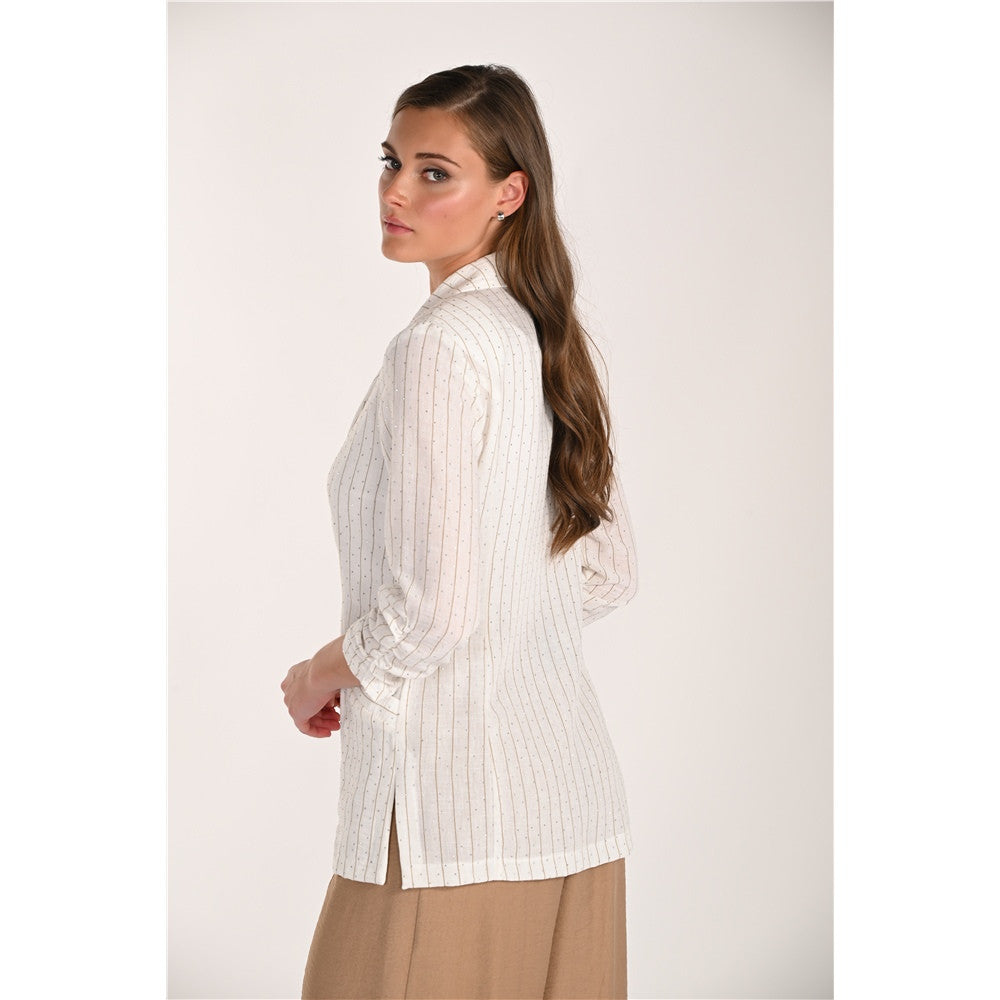 Veste avec fines rayures