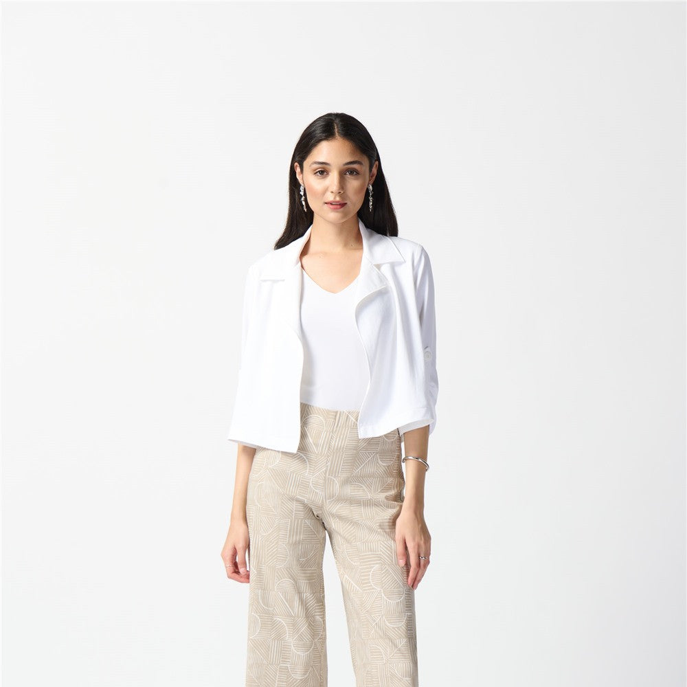 Veste boxy tissée
