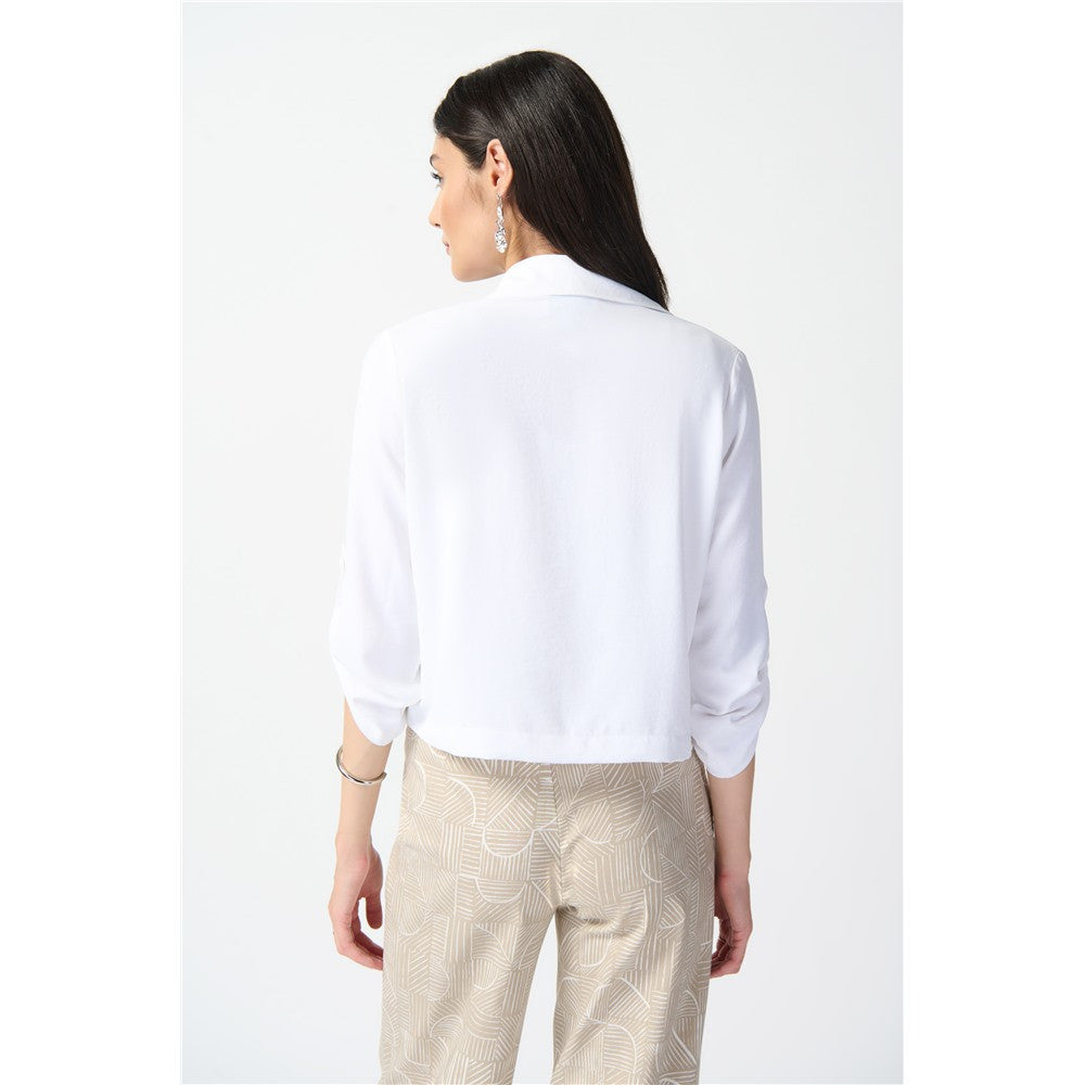 Veste boxy tissée