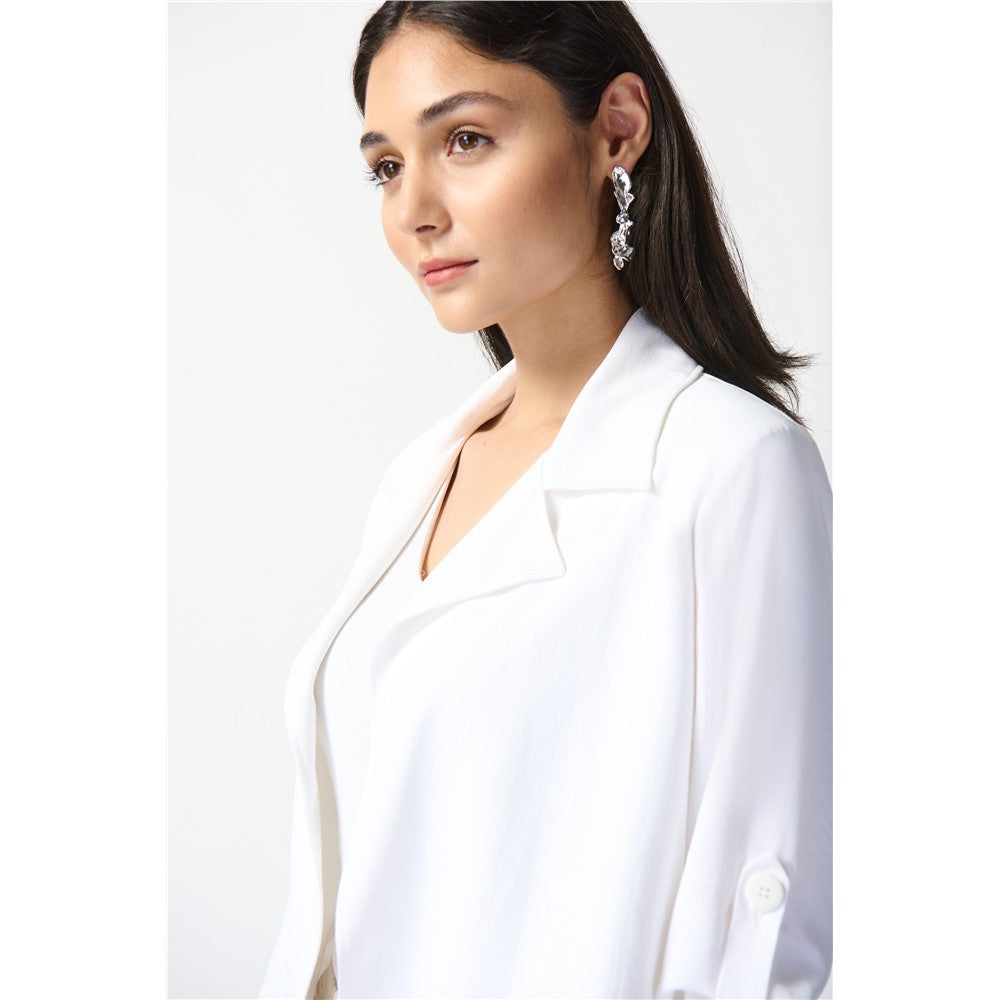 Veste boxy tissée