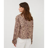 Veste courte léopard