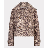 Veste courte léopard