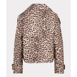 Veste courte léopard