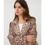 Veste courte léopard