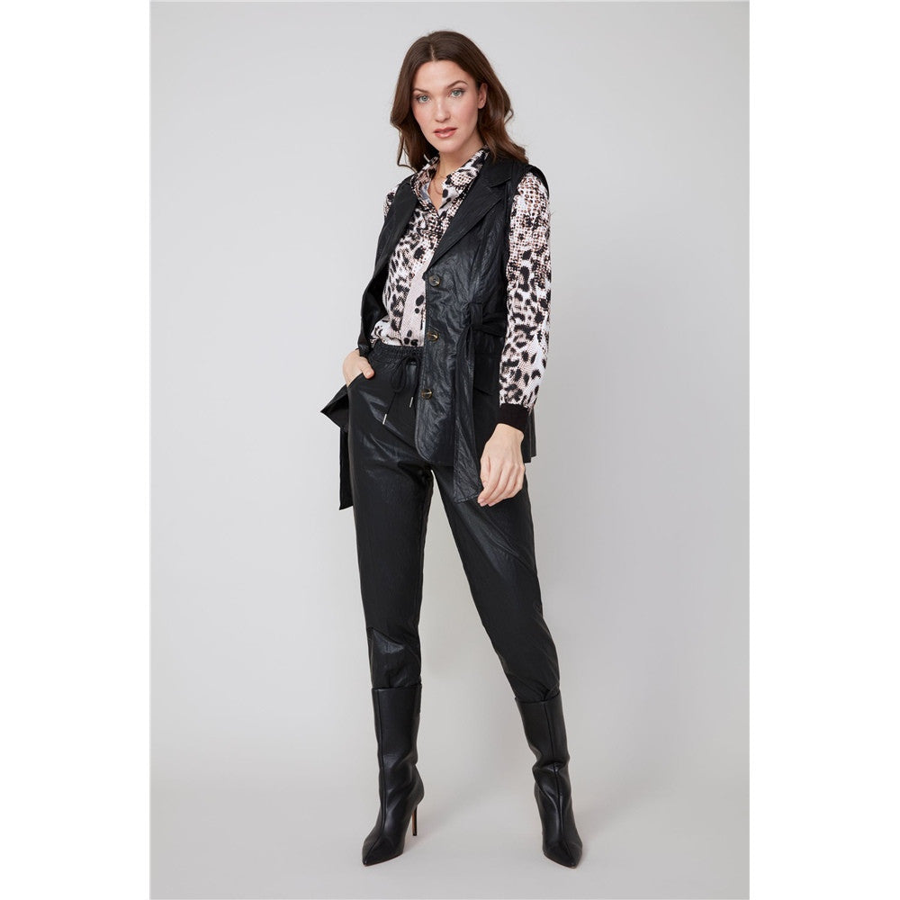 Veste en cuir vegan