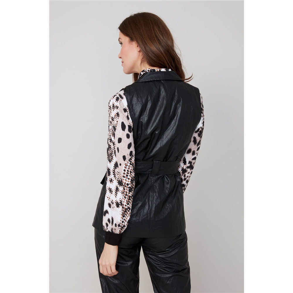 Veste en cuir vegan