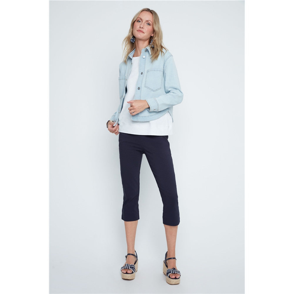 Veste en denim à boutons