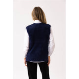 Veste en tissu duveteux
