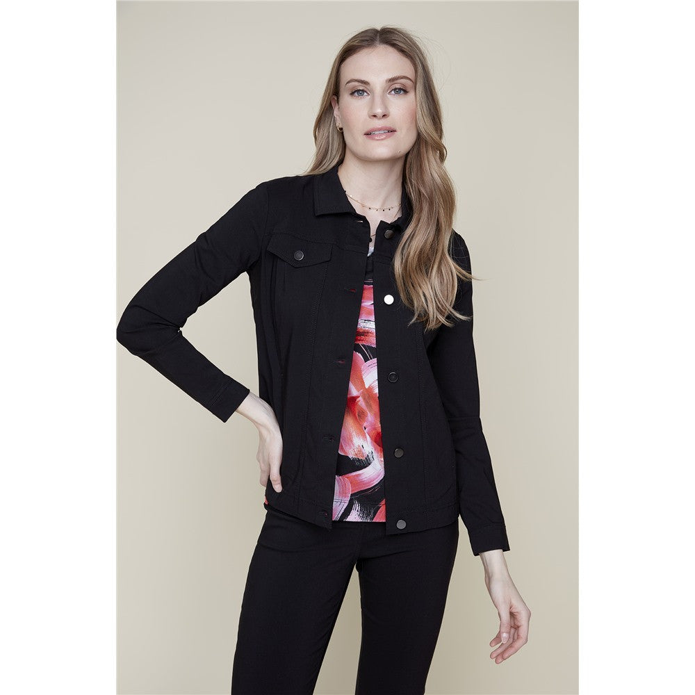 Veste extensible à boutons - Taille : XSMALL - Couleur : Noir
