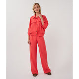 Veste manches courtes et boutons