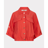 Veste manches courtes et boutons