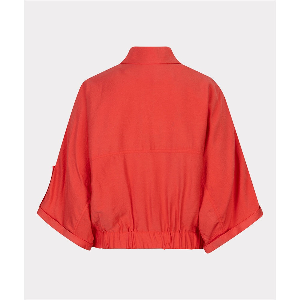 Veste manches courtes et boutons