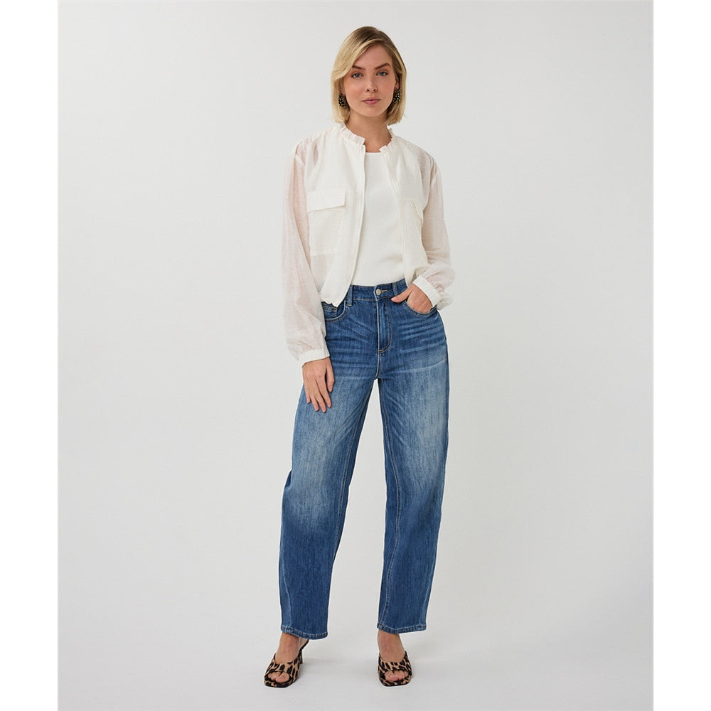 Veste manches semi-transparentes