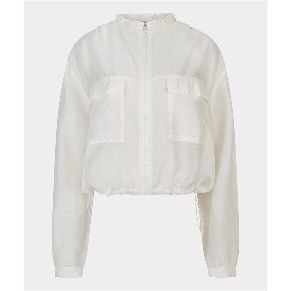 Veste manches semi-transparentes