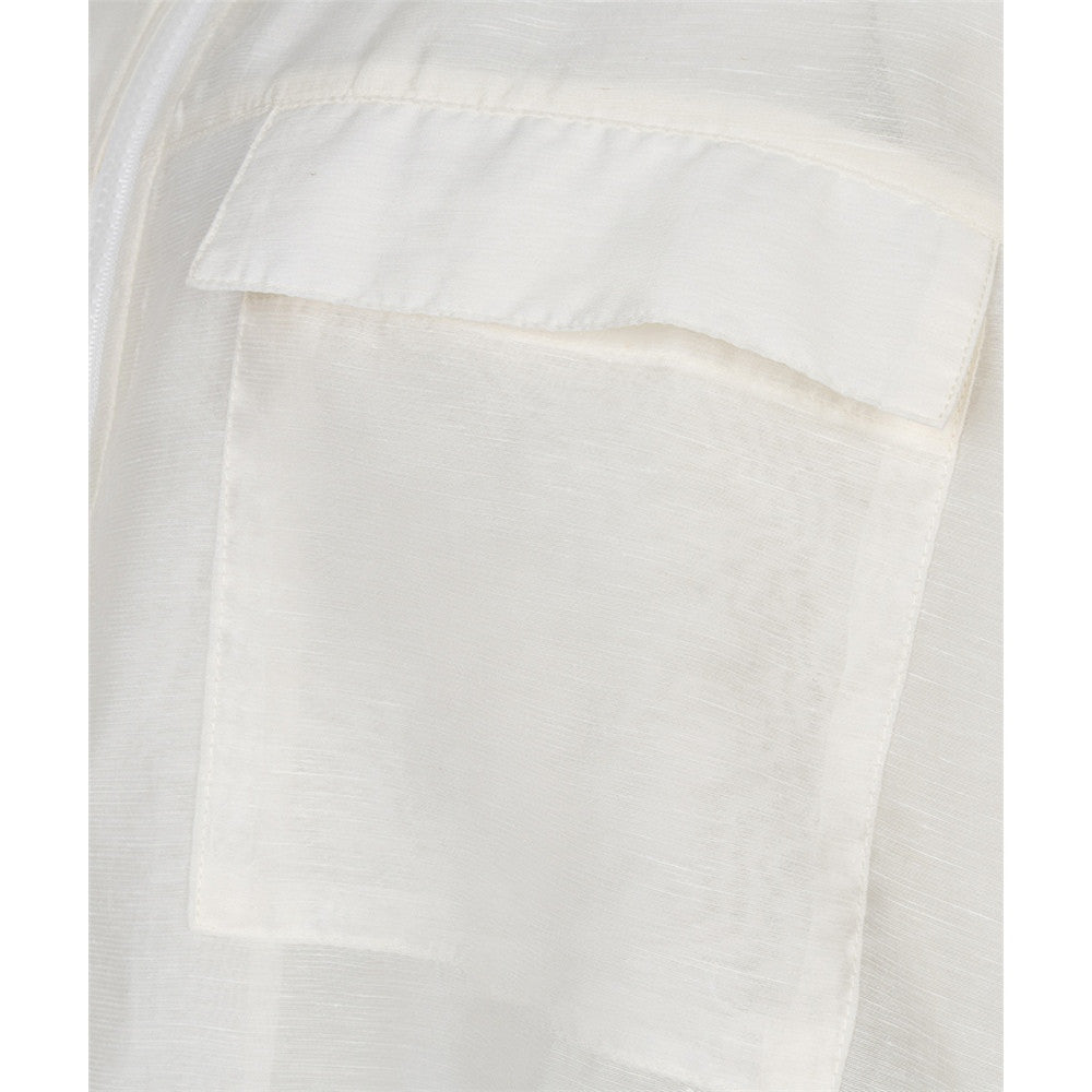 Veste manches semi-transparentes