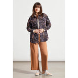 Veste matelassée avec imprimé floral