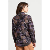 Veste matelassée avec imprimé floral