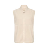 Veste sans manches tissu bouclé