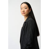 Veston boxy texturé en jacquard tissé