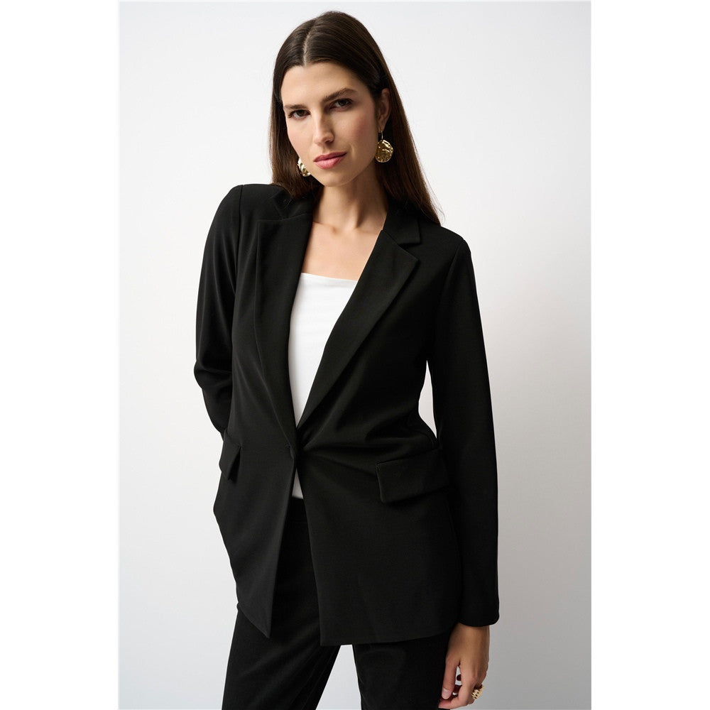 Veston droit classique - Taille : 4 - Couleur : Noir
