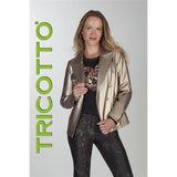 Veston en cuir vegan - Taille : SMALL - Couleur : Bronze