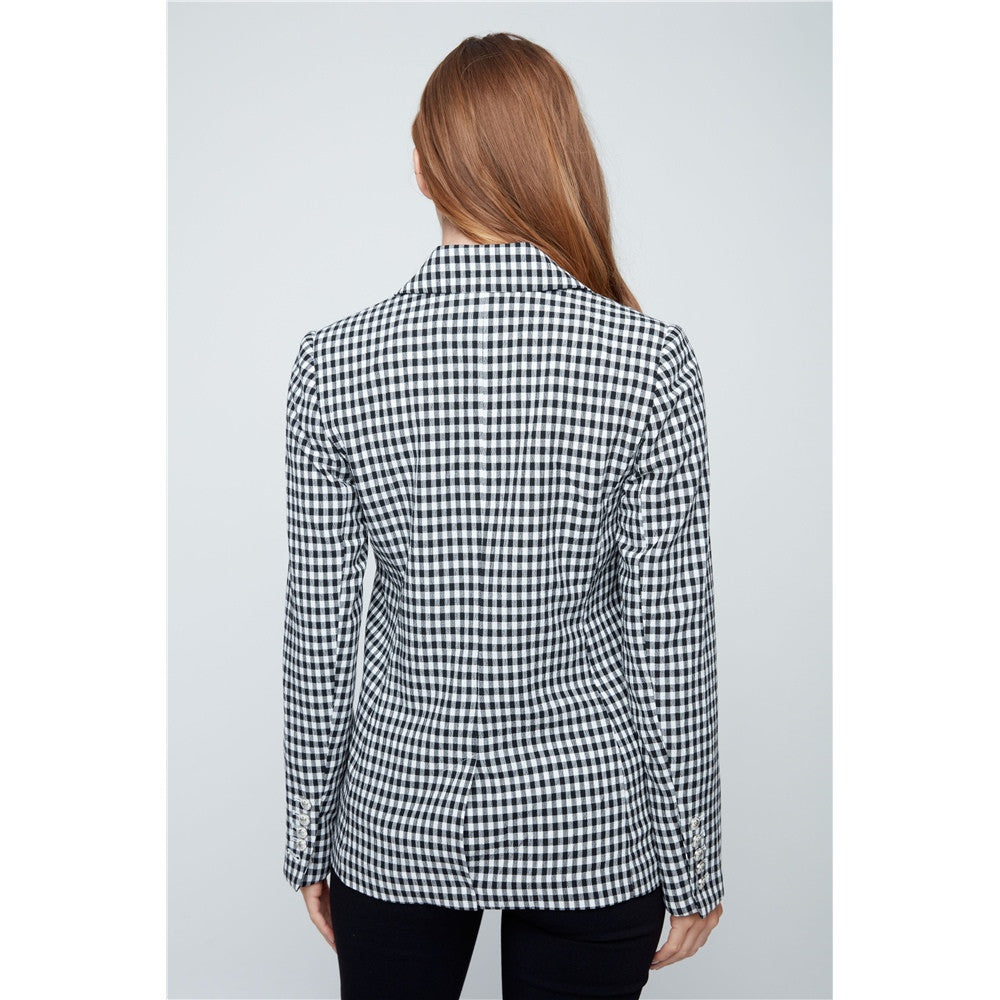 Veston pied-de-poule
