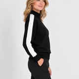 Cheda | Chandail bandes contrastantes sur manches