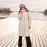 Devon | Manteau long matelassé