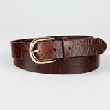 Ceinture motif croco