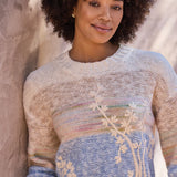Louna | Tricot fantaisie à broderies