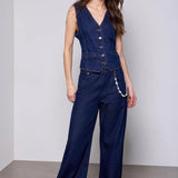 Sally | Jean baggy avec bijoux amovible
