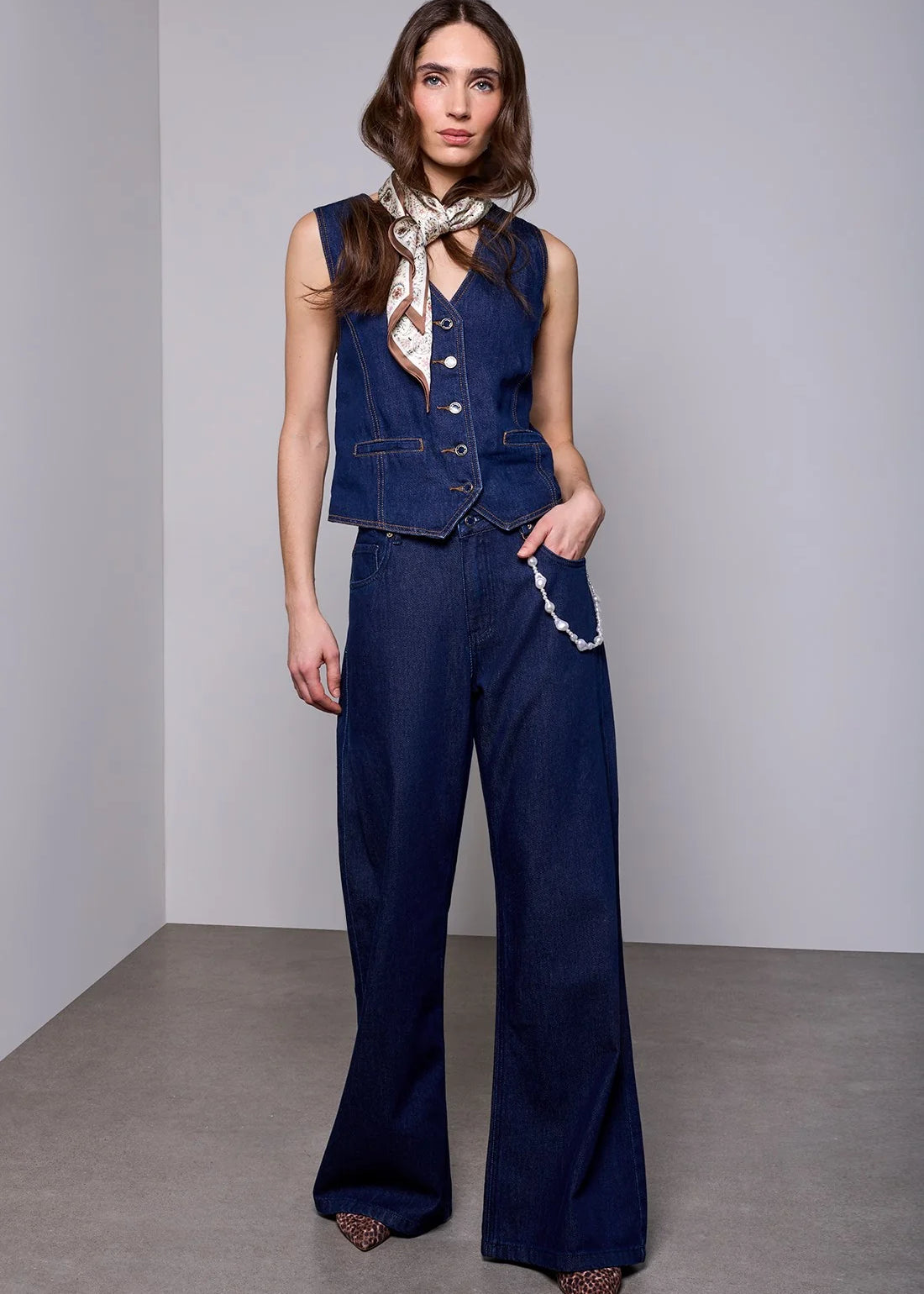 Sally | Veste de tailleur en denim