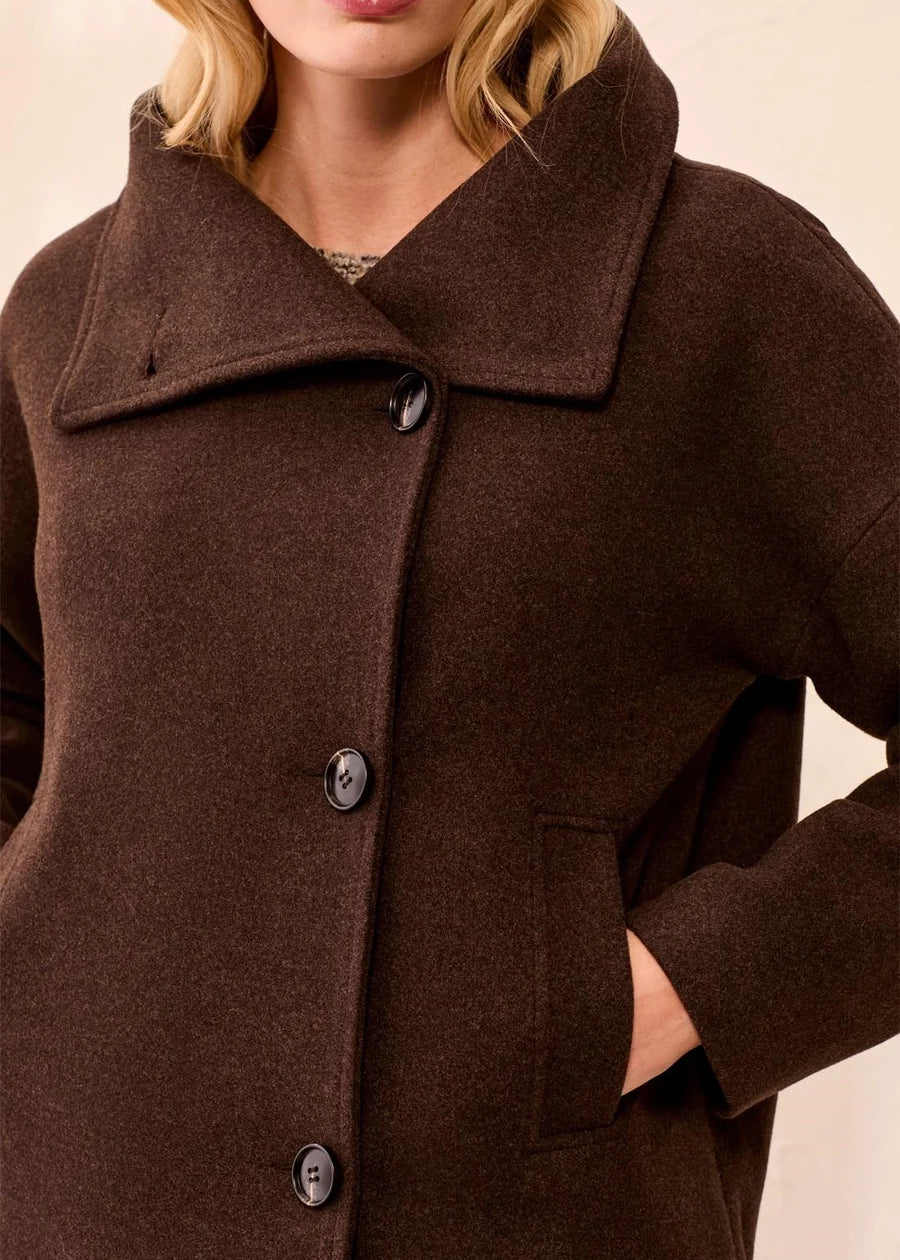 Kaia | Manteau duveteux