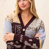 Tawny | Cardigan avec imprimé