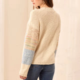 Louna | Tricot fantaisie à broderies