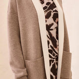Avery | Cardigan long ouvert à poches