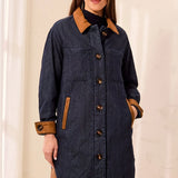 Sutton | Veste en denim matelassé