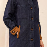 Sutton | Veste en denim matelassé